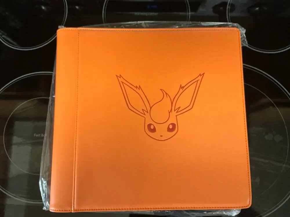 New! Custom Pokémon Card Leather Binder, holds 480 cards